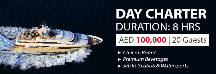 Behike superyacht Dubai - Day charter