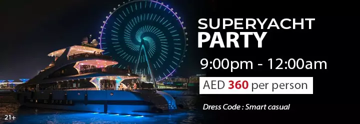 private yacht party in dubai