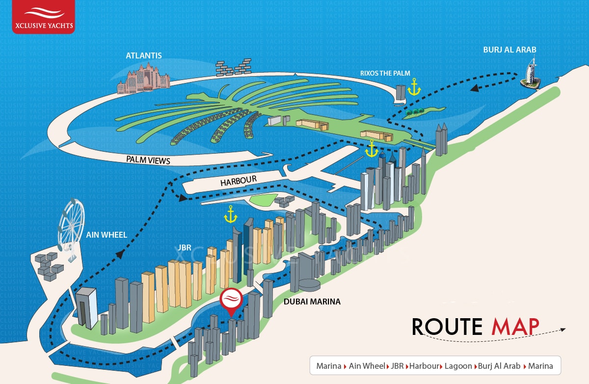 dubai harbour yacht club directions