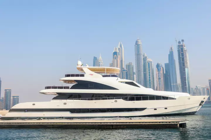 superyacht in Dubai