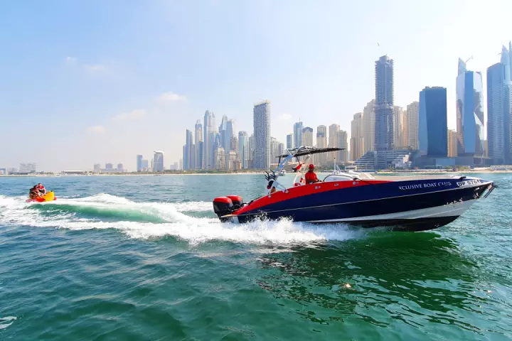 Boat ride in Dubai