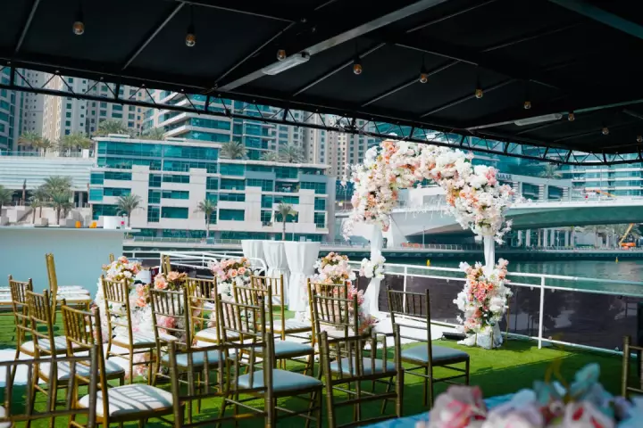 Yacht rental for Wedding in Dubai