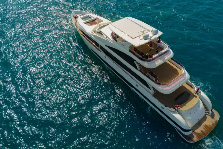 Super yacht in Dubai