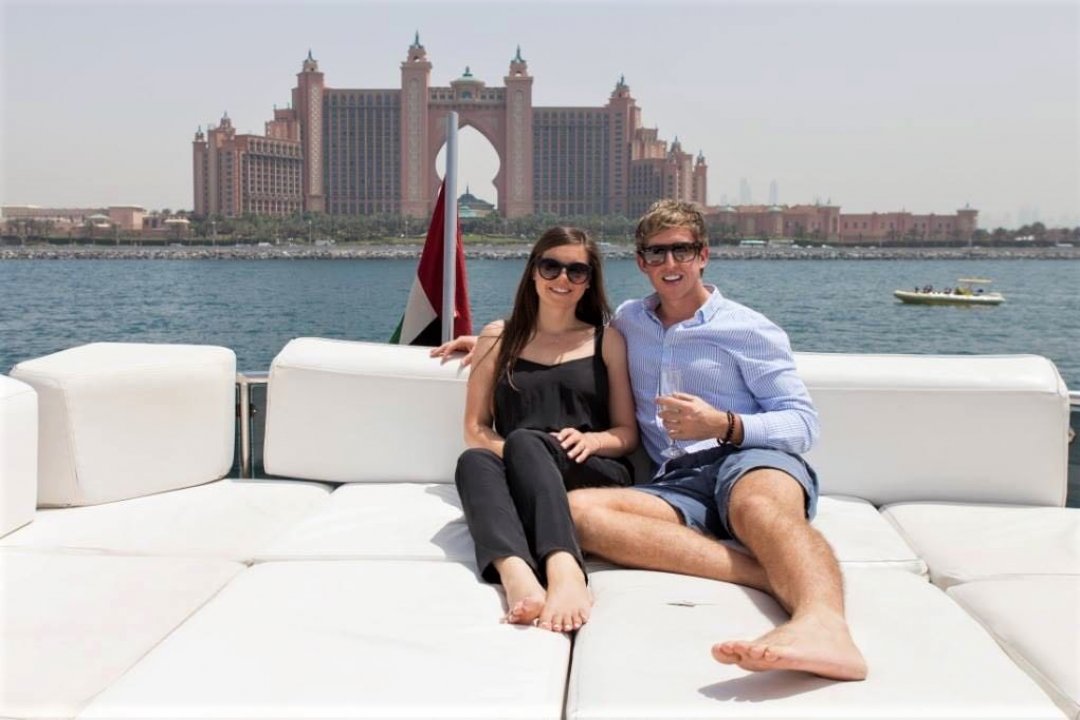 Celebrating Anniversary with the Dubai's iconic views as your backdrop.