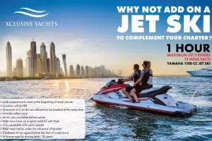 Hype up your water adventure and add Jet Ski Ride experience to your yacht charter. Xclusive Yacht has just made Yacht Tour experience more fun and exciting! 
