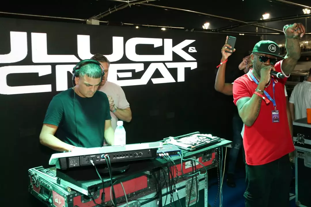 DJ Luck and McNeat - Abu Dhabi Grand Prix 2019 - Xclusive Yachts After-race Party