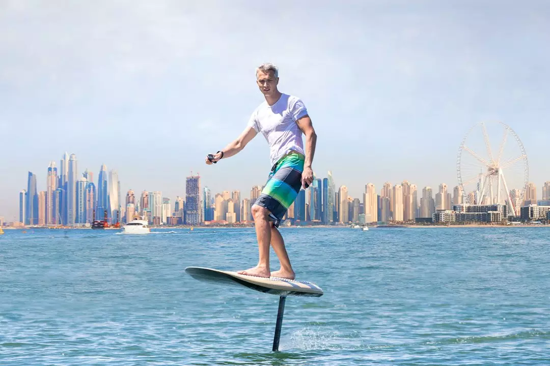 Xclusive Yachts Now Offering Electric Hydro Foil. The First E-Foil Surfing in Dubai 