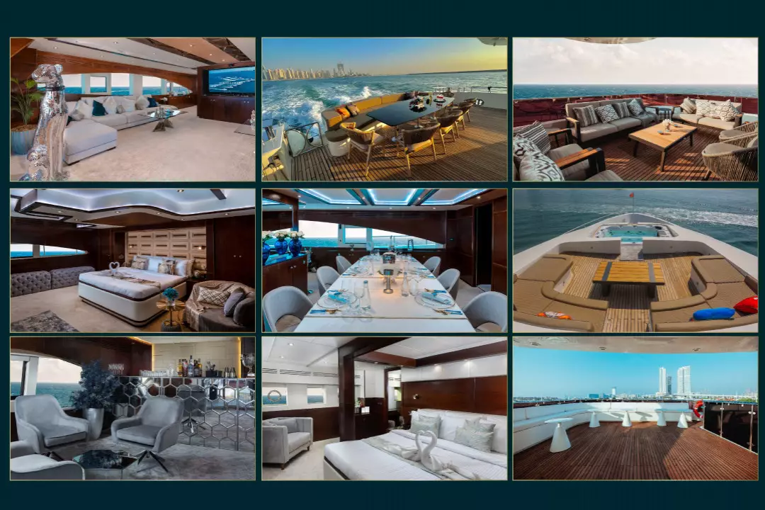 Introducing Stardom, 43m tri-deck superyacht: Experience the epitome of luxury onboard Xclusive Yachts. Get a superyacht rental in Dubai today and let our well-trained staff take care of you 