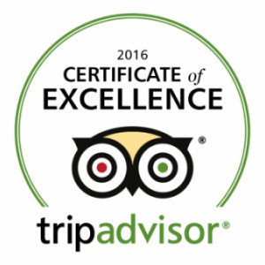 Tripadvisor Certificate of Excellence Winner 2015